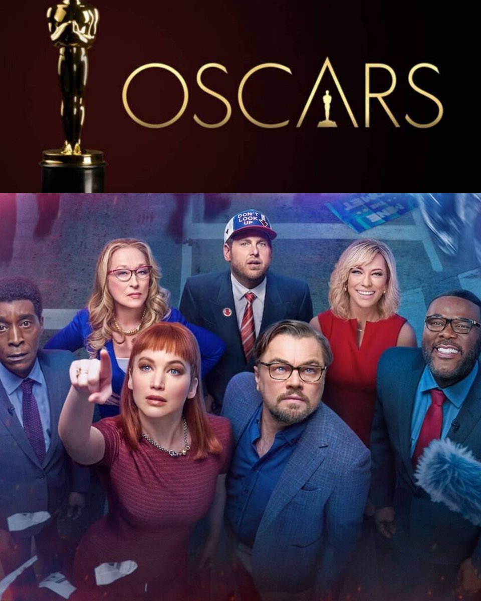 JLawrenceARG's tweet photo. Felicitaciones a todo el equipo de #DontLookUp que logra 4 nominaciones a los #Oscars 

☄️ MEJOR PELÍCULA 
☄️ MEJOR BANDA SONORA 
☄️ MEJOR EDICION 
☄️ MEJOR GUIÓN ORIGINAL 

🥳🥳🥳🥳🥳 https://t.co/FSIEhBPDfM