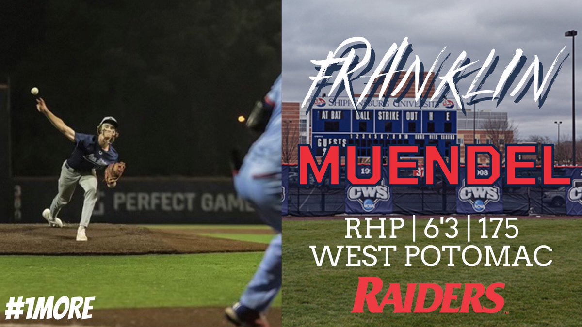 SHIPUBaseball's tweet photo. Franklin Muendel #ShipBaseball #RaiderGang https://t.co/h5BbL4nHoJ
