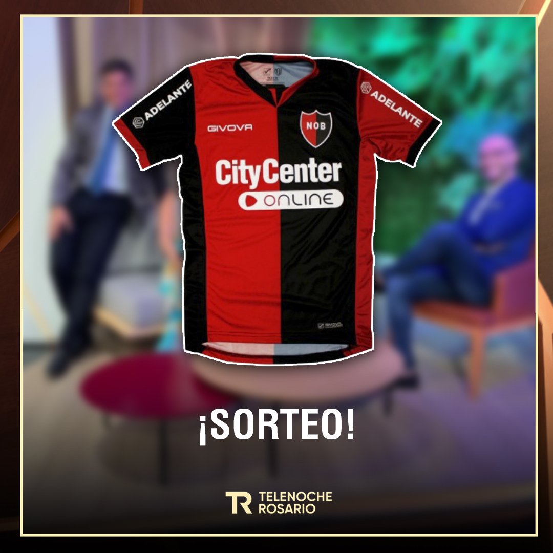 Telenoche Rosario (@telenocheros) on Twitter photo 👕 Telenoche te regala la nueva camiseta titular de <a href="/Newells/">Newell’s Old Boys</a> 🎉
⚽ Vuelve el fútbol y la lepra estrena casaca 🙌
📣 Para participar: seguí a <a href="/telenocheRos/">Telenoche Rosario</a>, hacé retweet y comentá los últimos 3 números del DNI.
📅 Se sorteará el 10/2 previo el debut rojinegro en el torneo 🔴⚫ 👕 Telenoche te regala la nueva camiseta titular de <a href="/Newells/">Newell’s Old Boys</a> 🎉
⚽ Vuelve el fútbol y la lepra estrena casaca 🙌
📣 Para participar: seguí a <a href="/telenocheRos/">Telenoche Rosario</a>, hacé retweet y comentá los últimos 3 números del DNI.
📅 Se sorteará el 10/2 previo el debut rojinegro en el torneo 🔴⚫