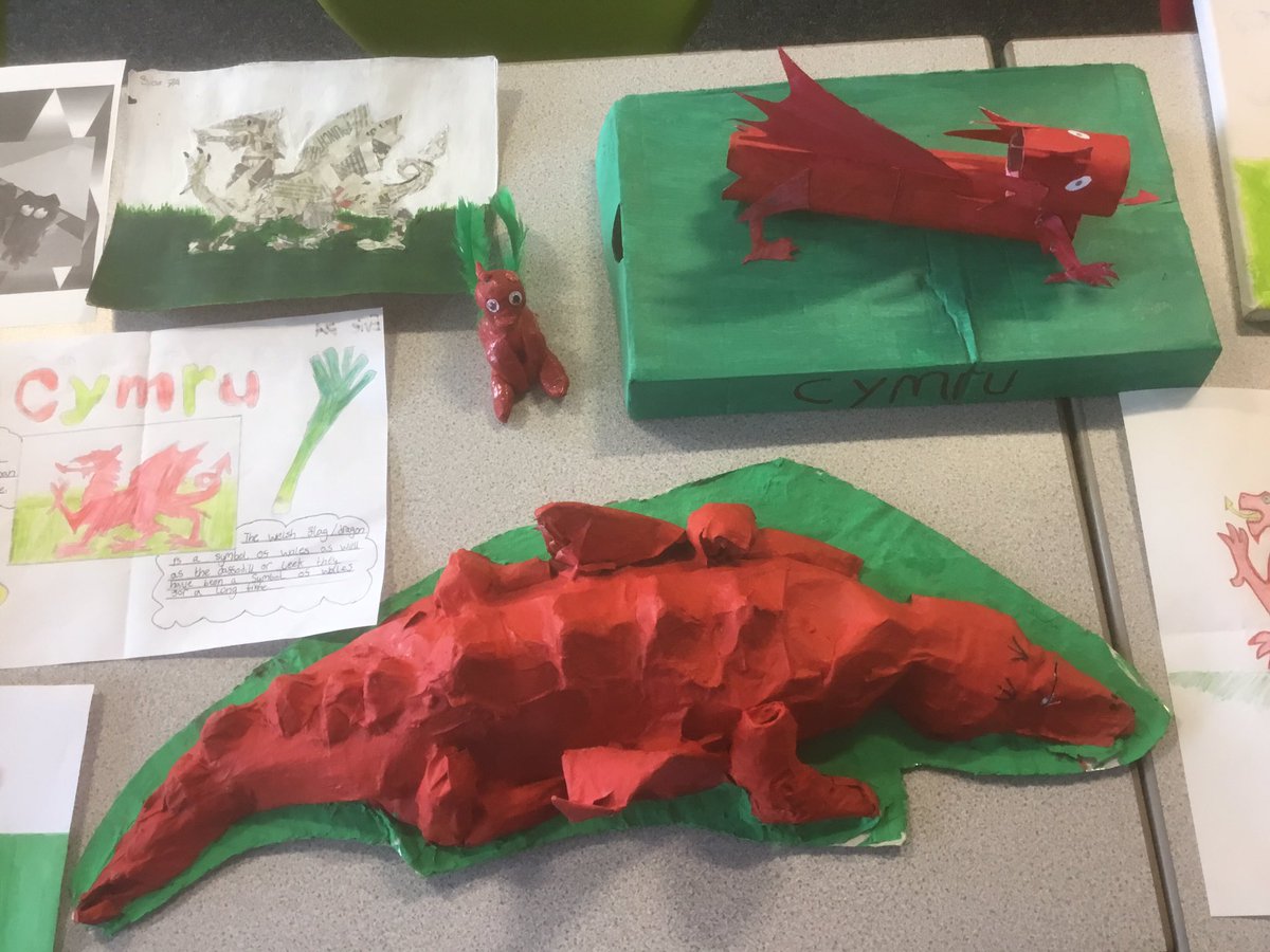 CHCS_Cymraeg's tweet photo. Blwyddyn 7 - Eisteddfod Dragons amazing work. https://t.co/wyn4LjwN8V