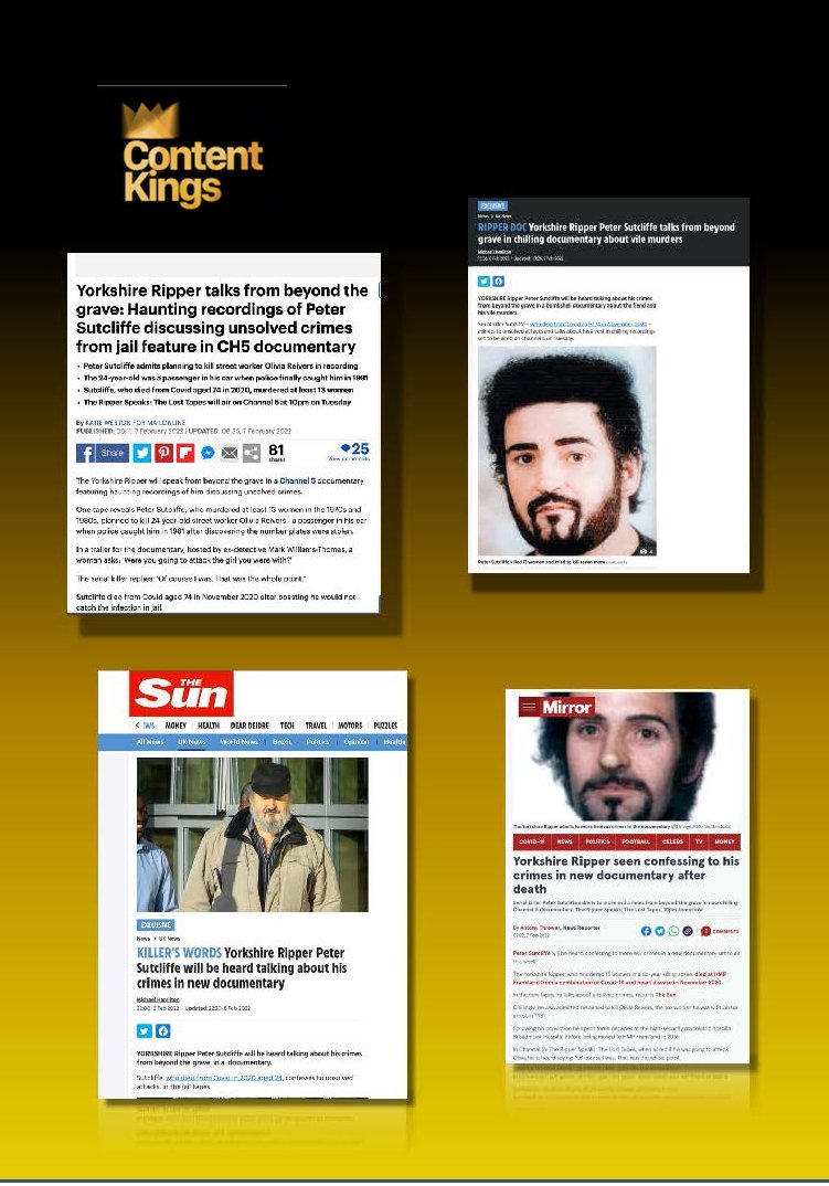 Tonight at 10pm!
Don’t forget to watch #theripperspeaks on Channel 5!

Voice recordings and confessions from the Yorkshire Ripper, of unsolved crimes, investigated and listened to by <a href="/mwilliamsthomas/">Mark Williams-Thomas</a> 

<a href="/channel5_tv/">Channel 5</a>  #truecrime #crimedocumentary