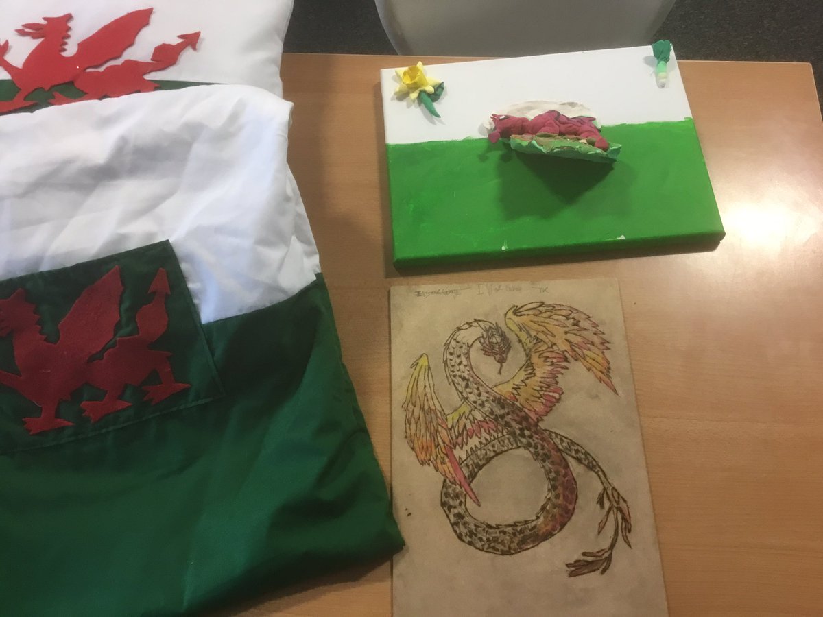 CHCS_Cymraeg's tweet photo. Blwyddyn 7 - Eisteddfod Dragons amazing work! https://t.co/SRpfiFfSZC