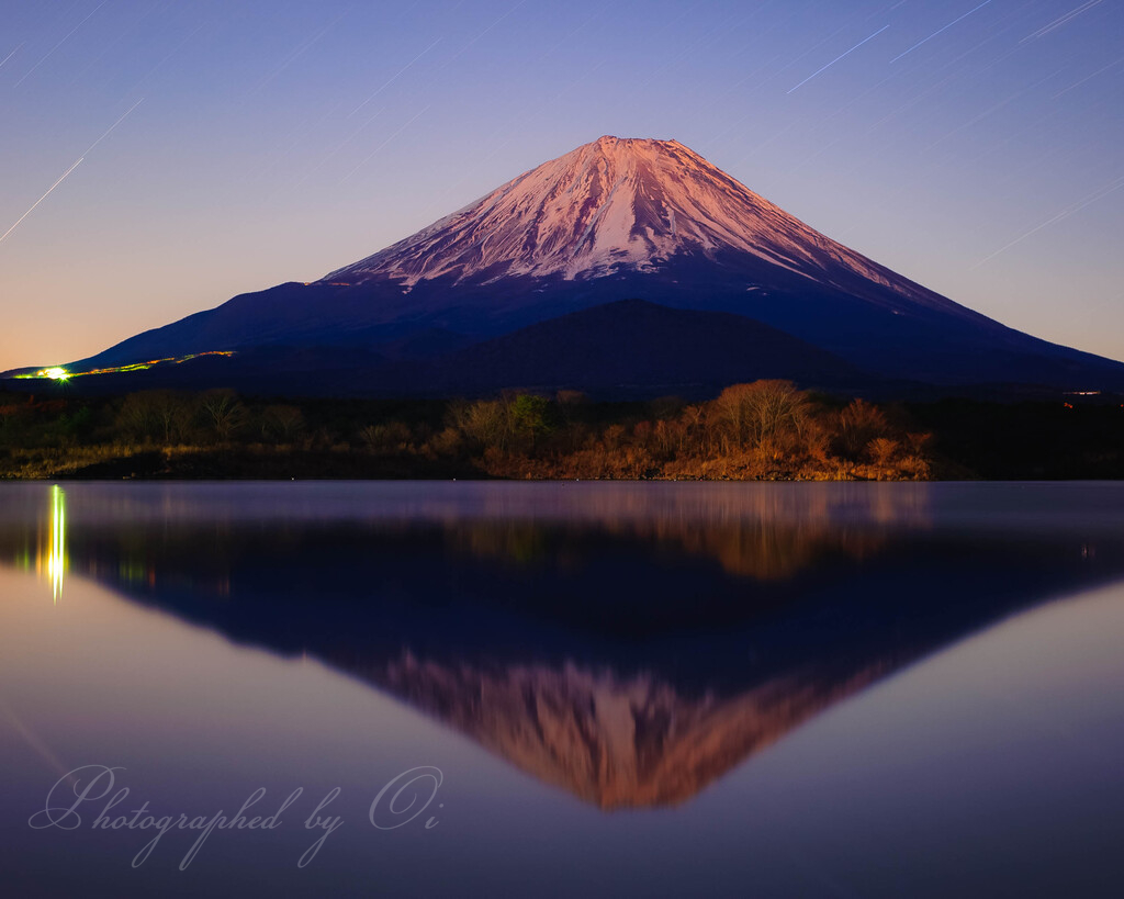 いつかの月光紅富士。 Dec 14, 2013