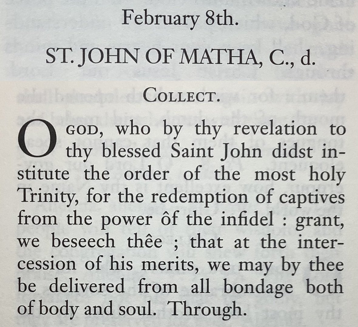 StPaulsGR's tweet photo. Feast of Saint John of Matha, Confessor https://t.co/Bpdc18Ll6Q
