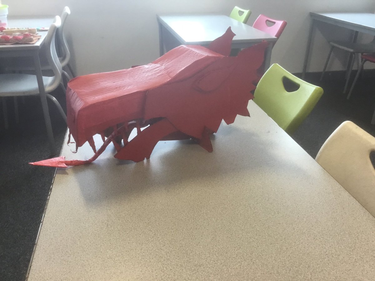 CHCS_Cymraeg's tweet photo. Blwyddyn 7 - Eisteddfod Dragons amazing work! https://t.co/5UoCoKia2o