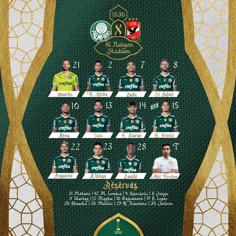 Palmeiras's tweet image. FALTA CADA VEZ MENOS PARA A NOSSA ESTREIA E ESTAMOS PRONTOS! 👊🟢

#AvantiPalestra #PALxAHL