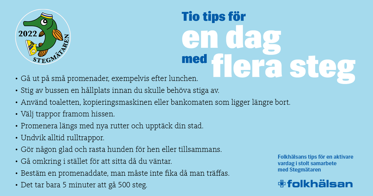 Folkhalsan's tweet photo. Folkhälsan jobbar aktivt med ungas välmående. Vi är glada över att få vara med och stöda @NylandsNation  stegkampanj som pågår i februari. Tipsen fungerar bra även om du inte är med i stegkampanjen. Skriv gärna nåt av dina bästa tips i kommentarsfältet.

#folkhälsan #steg https://t.co/tgwMnBF4KV