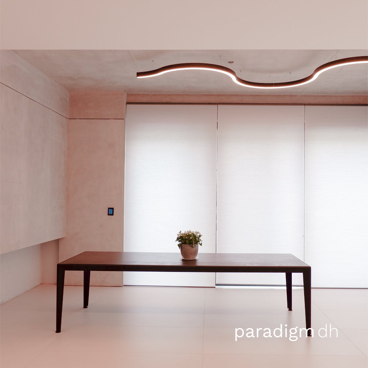 DhParadigm's tweet photo. The strength of the #house is in the subtleties of #light and #space”. 

The #grey house’s first inner layer represents the entrance, salon, #dining room and it has the living room arranged in an open plan layout, giving it a vibrant feel for the space to turn into a nice venue . https://t.co/hCrVfHm6hP