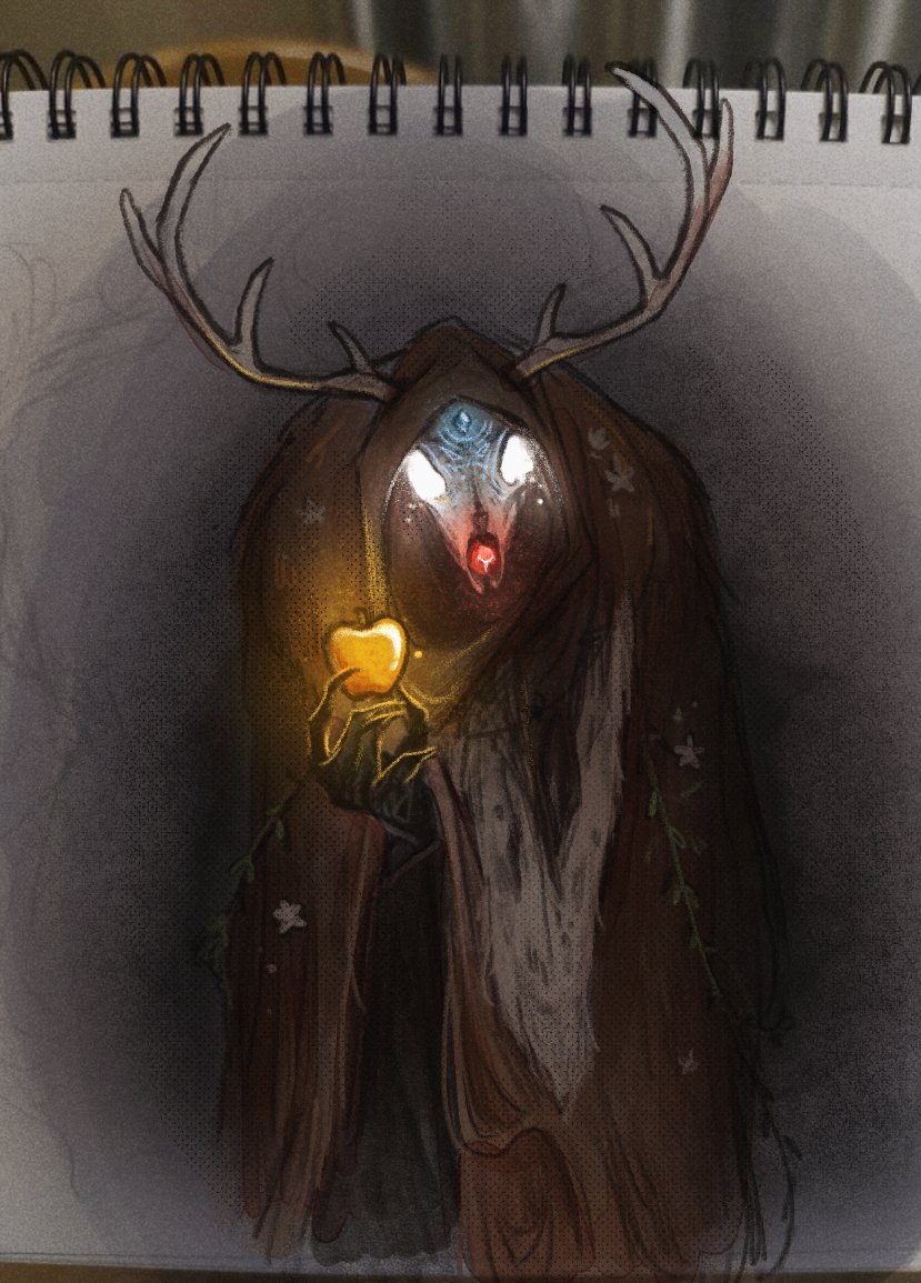 「// animal skull 

thinking abt deity for」|chompers :Oのイラスト