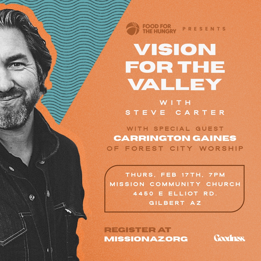 Join <a href="/steveryancarter/">steve carter</a> on Thursday, February 17 at 7p for a night of inspiration and worship. Right here at MISSION. You are not going to want to miss this. 

It’s free! Please invite your friends and family and go to mis.sn/xq3 to register.