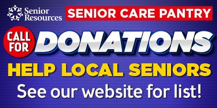 Our Senior Care Pantry is low in stock! Fruit cups and crackers are the most necessitous need. In addition the following essential foods are always needed: canned soup (preferable pop-top), chewy cereal or granola bars, peanut butter, jelly, household goods, bottled water &amp; more.