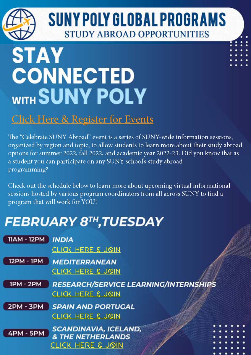 SUNY Poly Study Abroad tweet media