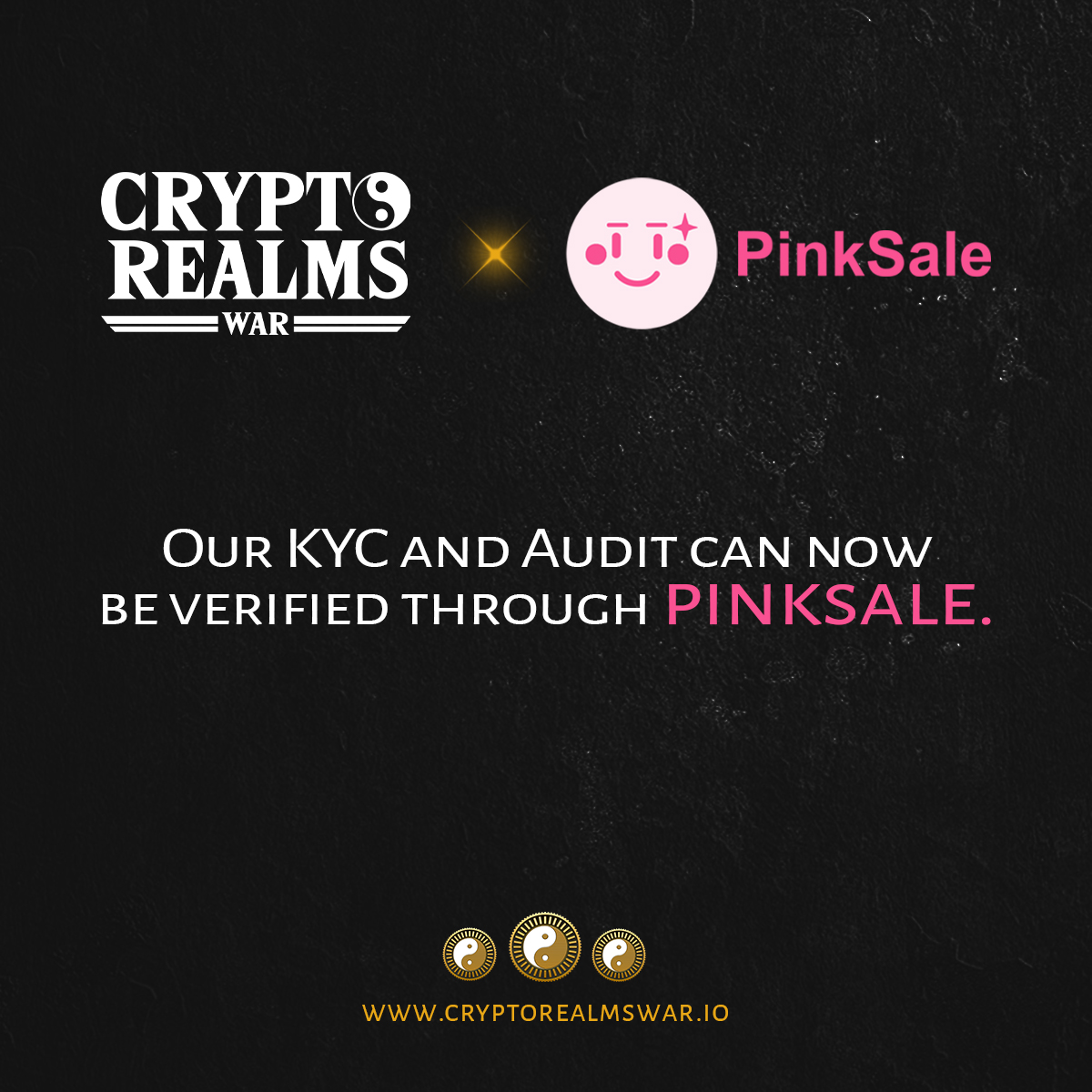 A crypto project KYC and Audit is one of the most important steps that a legitimate project must undertake. It will prove that it's the real deal and not just a $h!t coin flavor of the week.

Feel free to check this: bit.ly/CRWPinkSale

#PinkSale #KYC #Verified #NFTGame