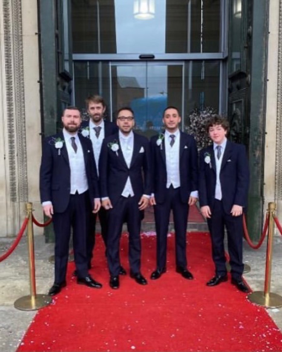LiverpoolSuits's tweet image. So glad we could provide the suits for Andy and everyone on their very special day and as always congratulations! 🎉 👏
.
.
.
.
.
.
Tags:
#Liverpool #Liverpoolbusiness #Liverpoolcity #Liverpoolone #suitandtie #tailor #tailoring #bespoke #bespoketailoring #bespokesuit