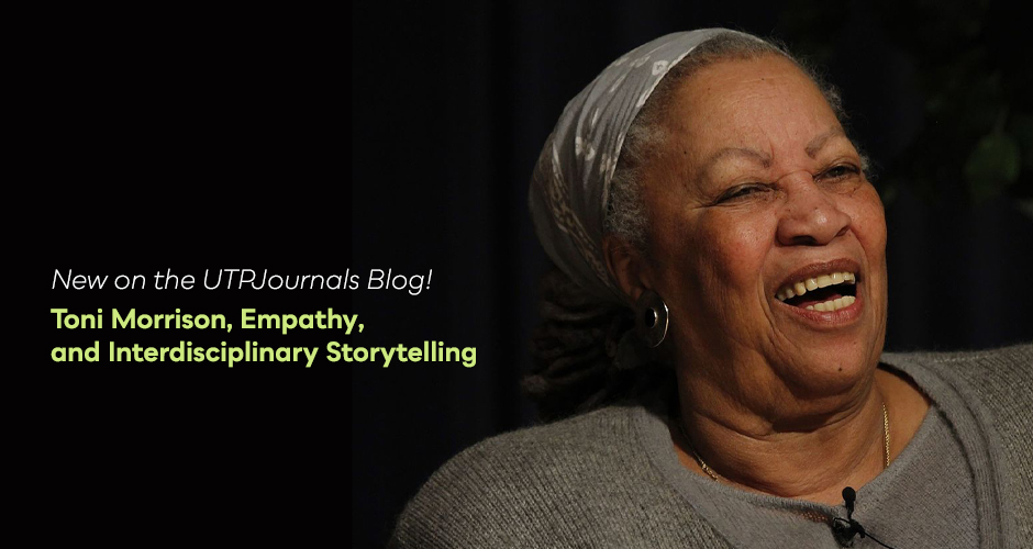 utpjournals's tweet photo. Cynthia R. Wallace (@CynthiaRWallace) of @stm1936 research on #empathy debates using #tonimorrison's #GodHelpTheChild is featured on the UTPJ Blog this week.
Read the blog: https://t.co/yHW7W7w9k3
Her article is #freetoread until February 14: https://t.co/jwIDXlUbrb https://t.co/bMUzvkXuc4