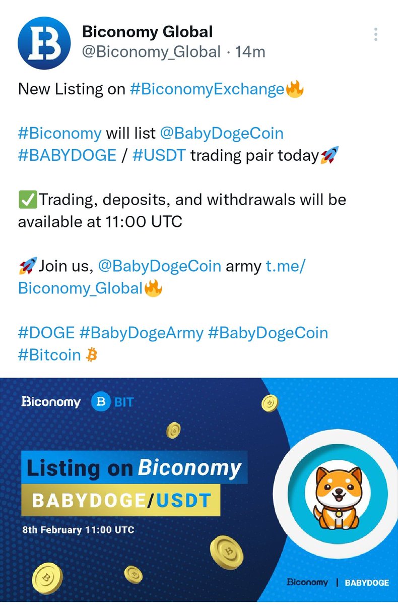 tajongeiei's tweet photo. @babydoge 😲❤️ https://t.co/j2B10D5njP