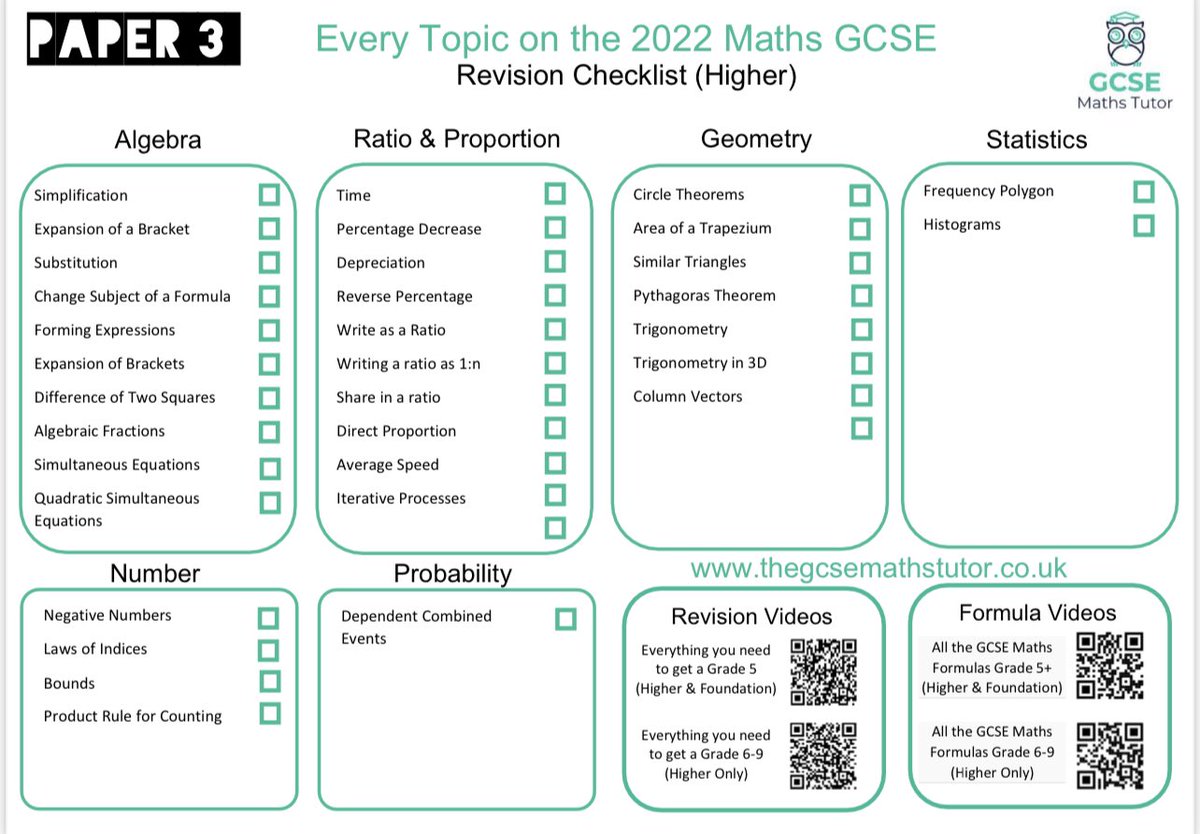 The GCSE Maths Tutor tweet media