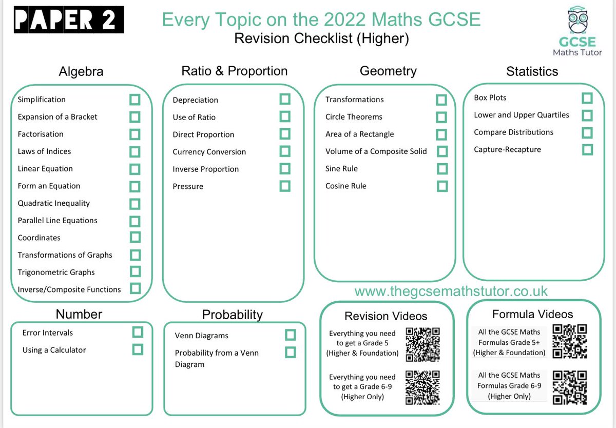 The GCSE Maths Tutor tweet media