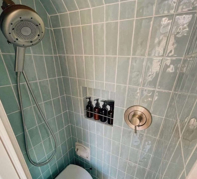 NebiaUk's tweet photo. Another gorgeous tiny bathroom featuring Nebia! We’re loving the light blue tiles used in this van’s bathroom 🚐
.
.
#nebiashower #nebia #vanlifeuk #vanconversion #vanbathroom #vanlifestyle #vanlifeexplorers #ontheroad #tinyhomeonwheels #tinyhome #tinyliving #ecoconscious https://t.co/Uo5m0uPKFn