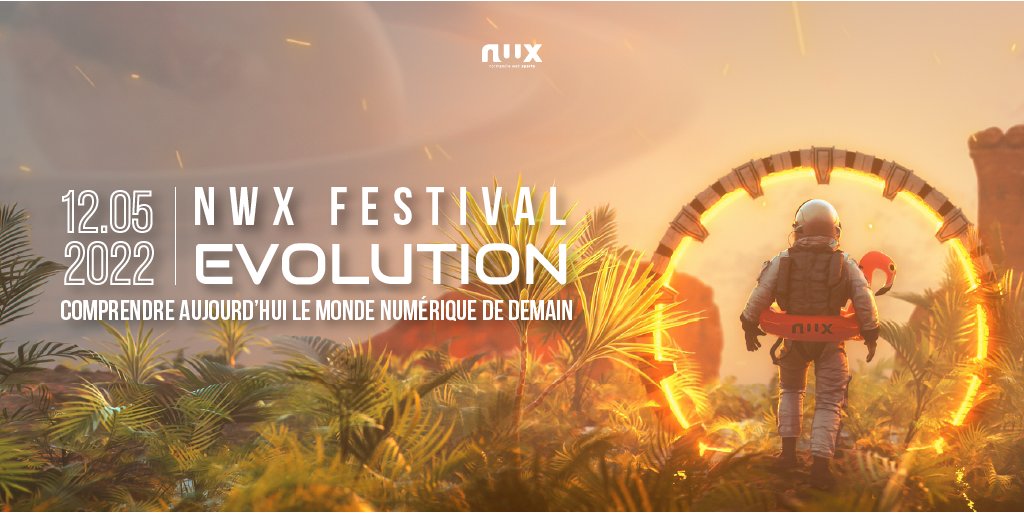 [ 🦩 NWX FESTIVAL ]

Le 12 mai, #NWX vous embarque pour comprendre l'ÉVOLUTION de notre monde numérique actuel 

Mettons le tourbillon sur ⏸ et agitons nos cerveaux le temps d'une journée 🌌🧑‍🚀🪐
#NWXFEST22

Découvrez l'abstract et le visuel officiel 👉 nwx.fr/event/nwx-fest…