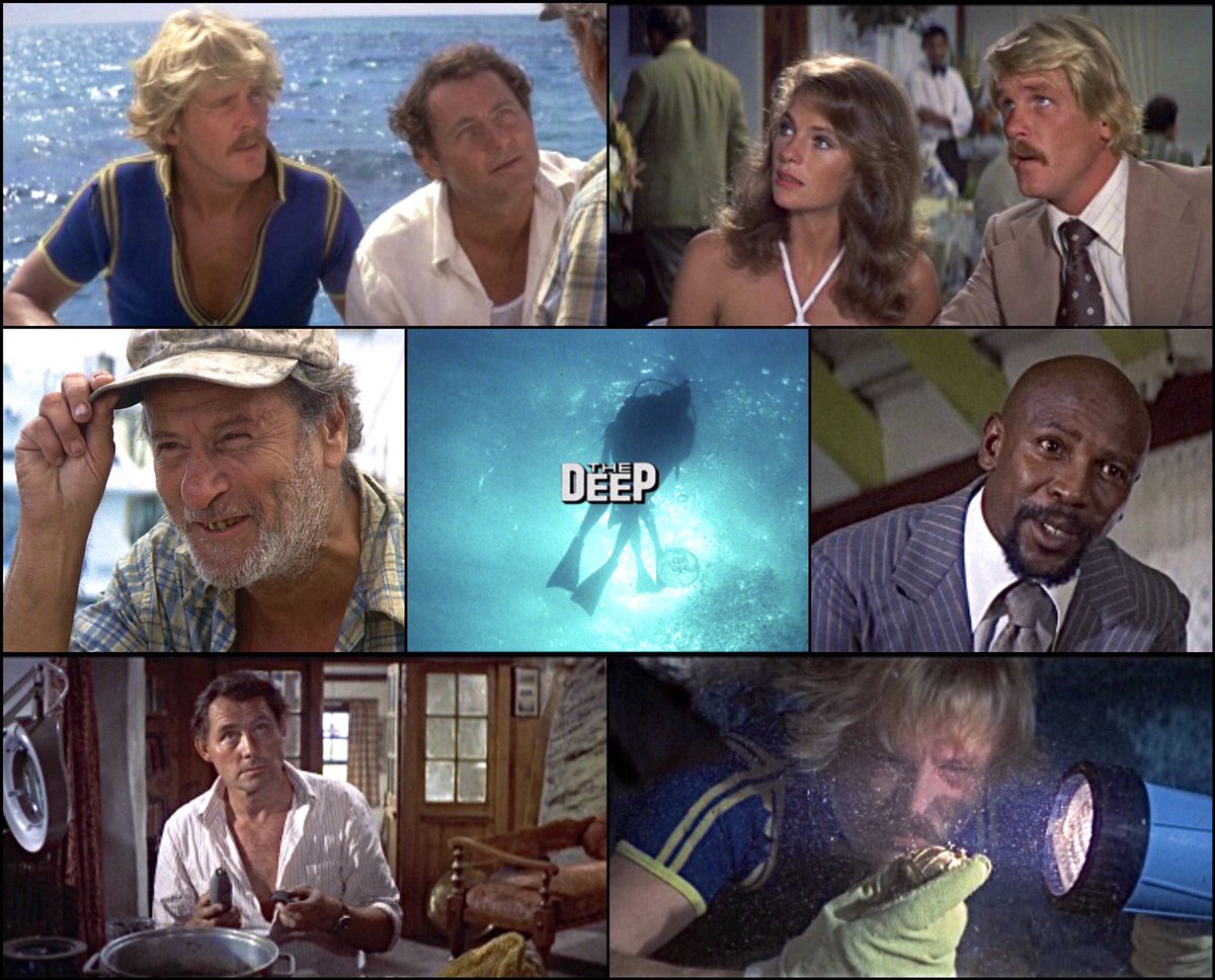 “THE DEEP” (1977) dir. Peter Yates

#NickNolte
Robert Shaw
Jacqueline Bisset
Eli Wallach
Louis Gossett Jr

🎬#FilmTwitter🎥