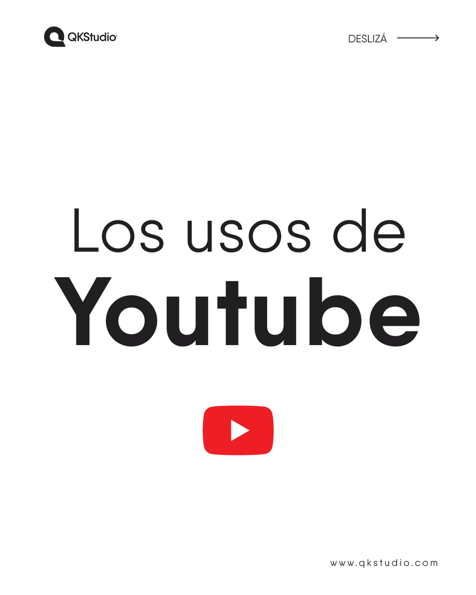 qkstudio's tweet photo. Did you know..? 🤔YouTube is the second most visited page in the world, only behind Google. It has 2 billion users worldwide, and it is in Argentina the most used social network! 7 out of 10 connected Argentines enter YouTube every day!

What about you? We read you 😊 https://t.co/12m3fSieWY