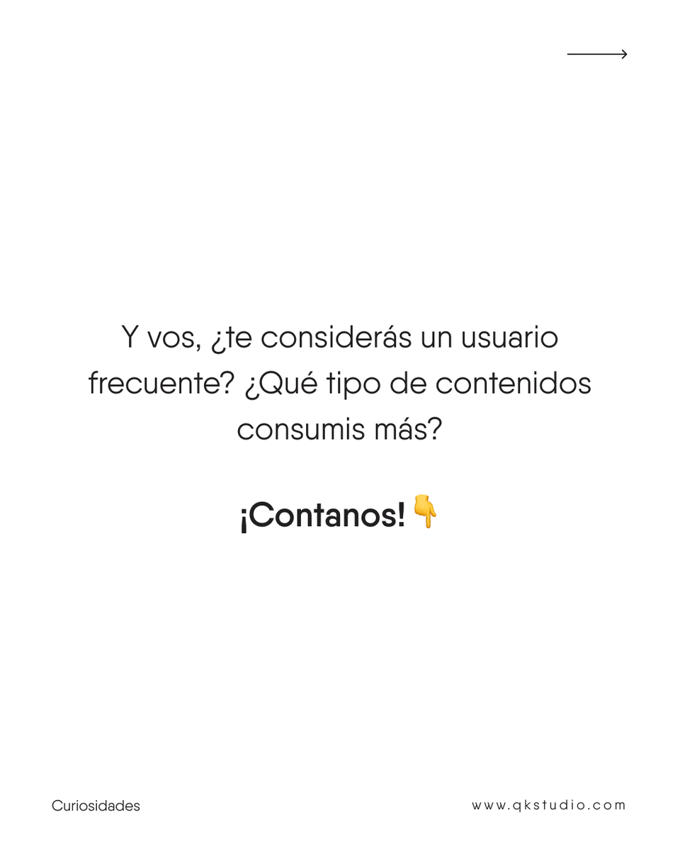 Did you know..? 🤔YouTube is the second most visited page in the world, only behind Google. It has 2 billion users worldwide, and it is in Argentina the most used social network! 7 out of 10 connected Argentines enter YouTube every day!

What about you? We read you 😊