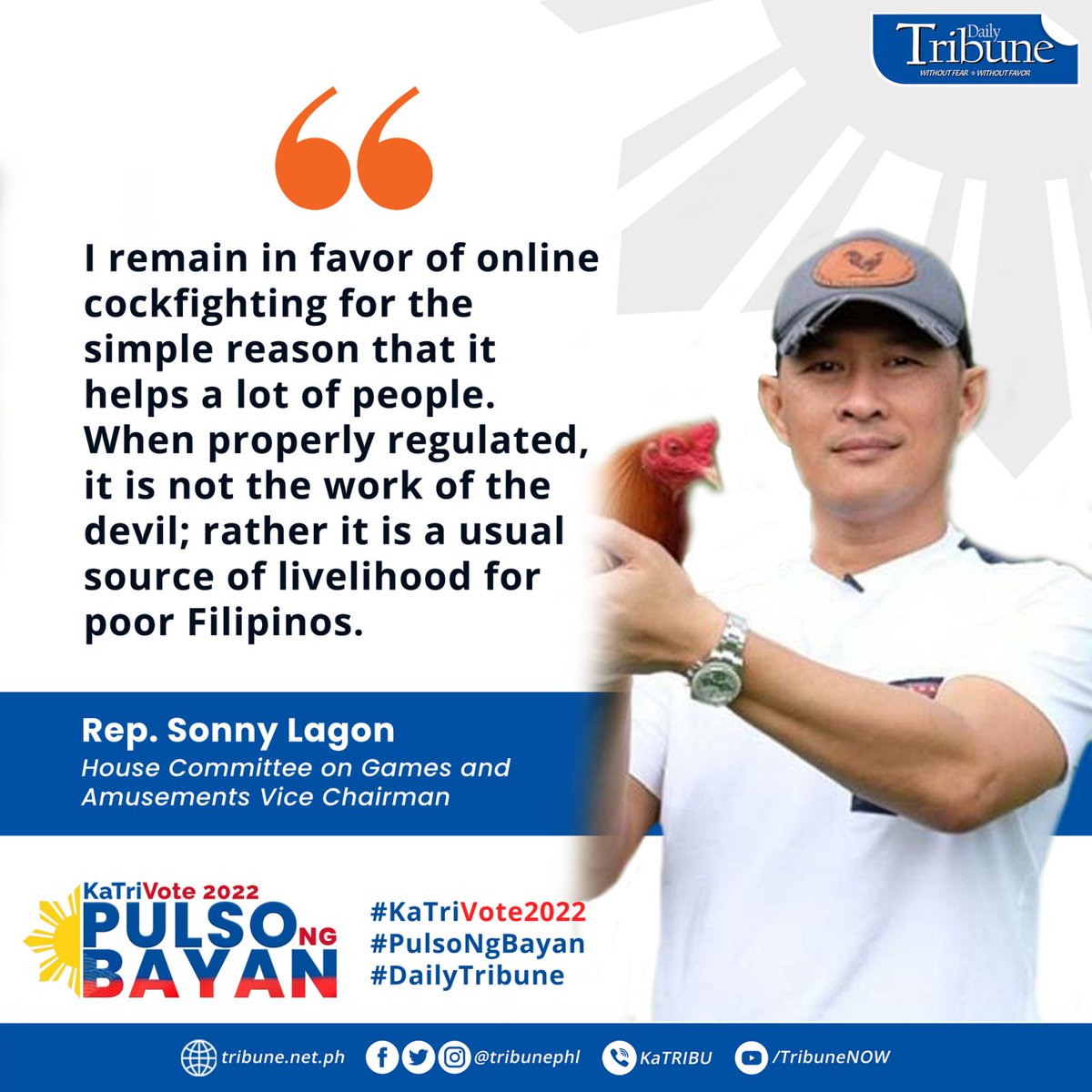 tribunephl's tweet photo. Per Lagon, there are 60,000 commercial game-fowl breeders, 30,000 backyard breeders, and 14,000 poultry supply stores on the country. This, not to mention the feeds and veterinary industries, and the revenue from a fully regulated and "responsible" online cockfighting operators. https://t.co/pncMJdTlbq