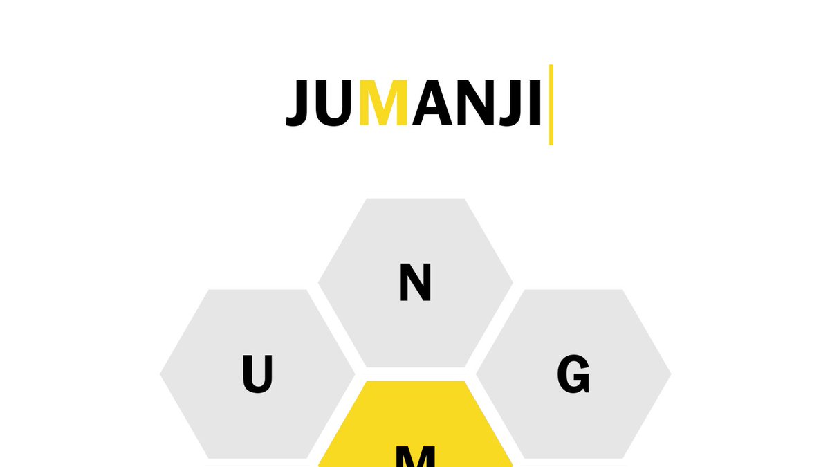 A game within a game #jumanji #nytsb #spellingbee #hivemind