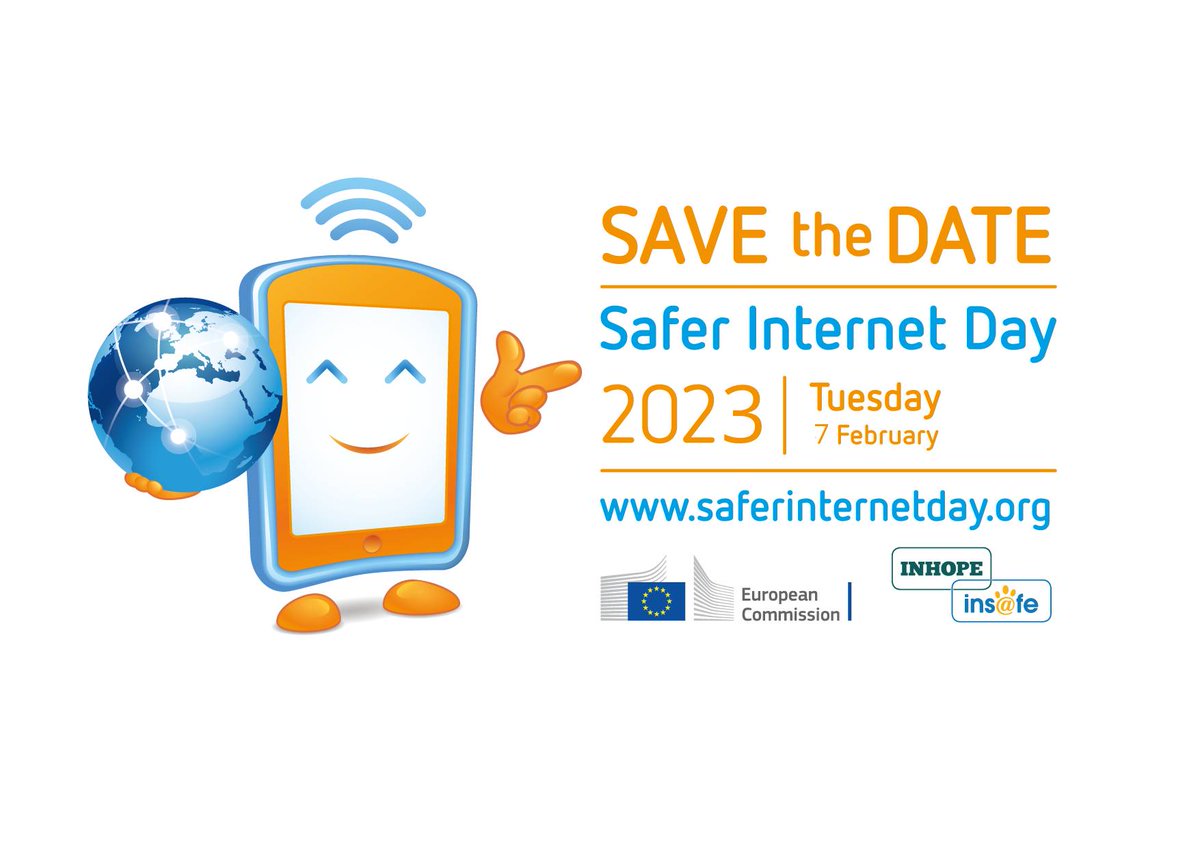 safeinternetday's tweet photo. #SaferInternetDay is already drawing to a close but don't worry, #SID2023, which will take place on Tuesday, 7 February 2023, will be here before you know it!  🤩

In the meantime, keep an eye on https://t.co/4uJi0O0Wig for a debrief of #SID2022 actions around the world! https://t.co/MtqcLc5blx