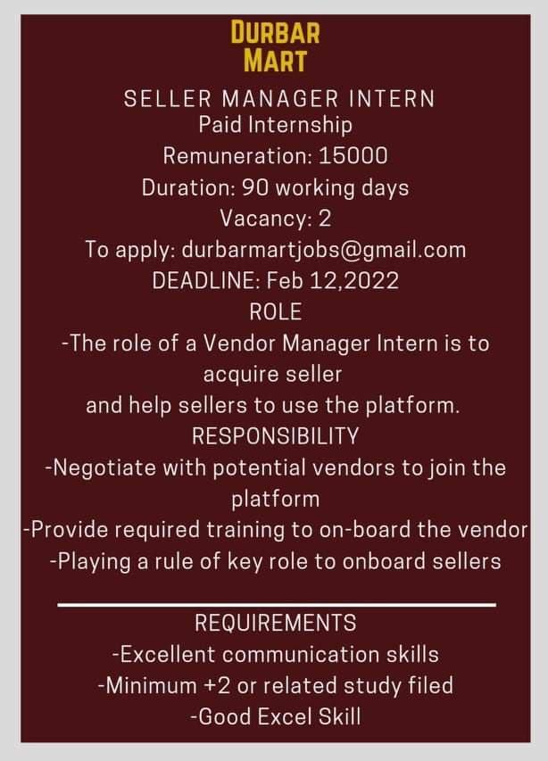 InternMa's tweet image. New Internship Available!!!
For details check the post below ad follow us on Instagram @ma_intern and also on Facebook at Ma Intern. #internship #internshipnepal