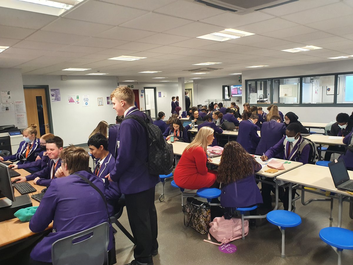 MrCHickman1's tweet photo. A busy morning in tuition this morning. A good turnout from all of our year groups with lots of Maths, English &amp; History going on! #riseandrevise #investinyourself https://t.co/rZNE2hTZDY