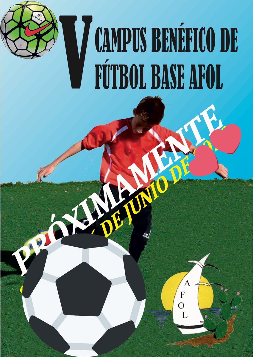 RubenMendex's tweet photo. TIC TAC TIC TAC  …
Campus benéfico de fútbol base Afol!.⚽️❤️
@afolenlanzarote https://t.co/4ExPW9KeBw
