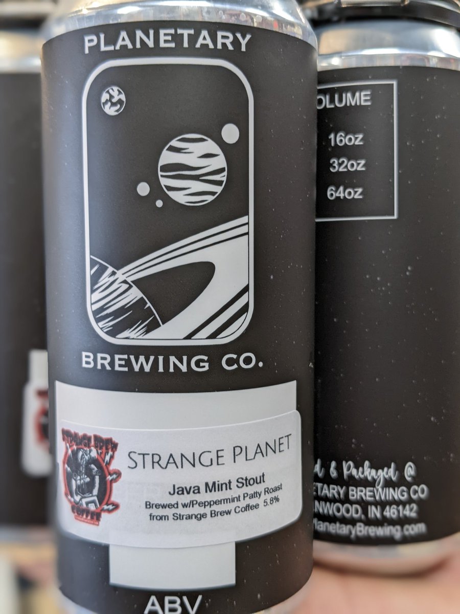Love when our friends at Planetary brew this Java Stout!