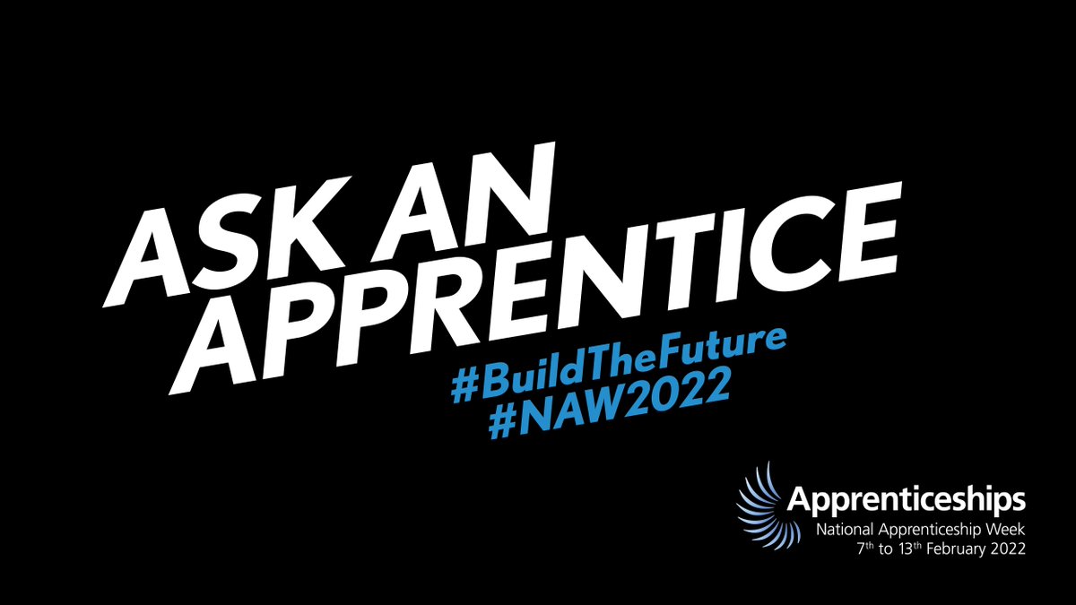 We’ll be joining <a href="/GoConstructUK/">Go Construct</a> for their #NAW2022 Twitter Chat and hope you will too! 

🕛 Tune in 12 noon - 1pm on Wednesday 9, February to get involved!

#AskAnApprentice
<a href="/Apprenticeships/">Apprenticeships and Skills</a>
#NAW2022
