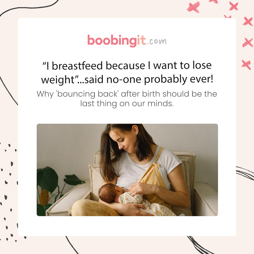 Is breastfeeding to lose weight or 'to get your body back' really a message we want to promote? 

In light of the backlash the NHS 
received for promoting #breastfeeding as a way of losing weight, <a href="/Sebtheseries/">Emily Hardwicke</a> looks at why this messaging can be damaging 

boobingit.com/i-breastfeed-b…