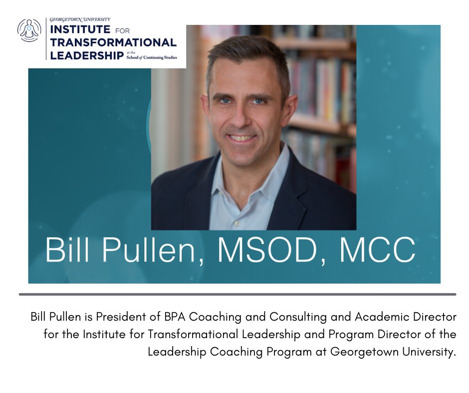 <a href="/GeorgetownITL/">Georgetown ITL</a>, Institute for Transformational Leadership develops + sustains worldwide communities of leaders + coaches dedicated to awakening, engaging, and supporting the leadership required in today’s world. Learn more tinyurl.com/2rjx2k5j