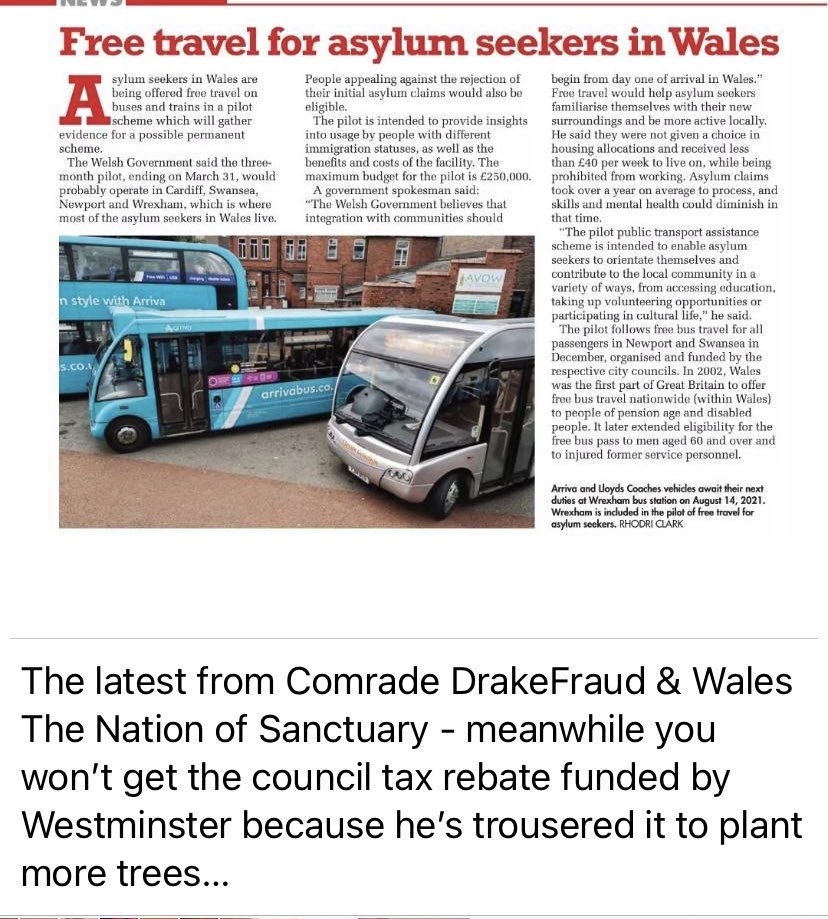 Greg_LW's tweet photo. The #Welsh_Region is dependent on subsidies from #Westminster but the #Regional_Assembly are squandering much-needed money for their Regions sector of the #NHS #Education #Housing #Child_Poverty on so much besides the language of a tiny minority! #Abolish_Regional_Assemblies https://t.co/I74hnzW71i