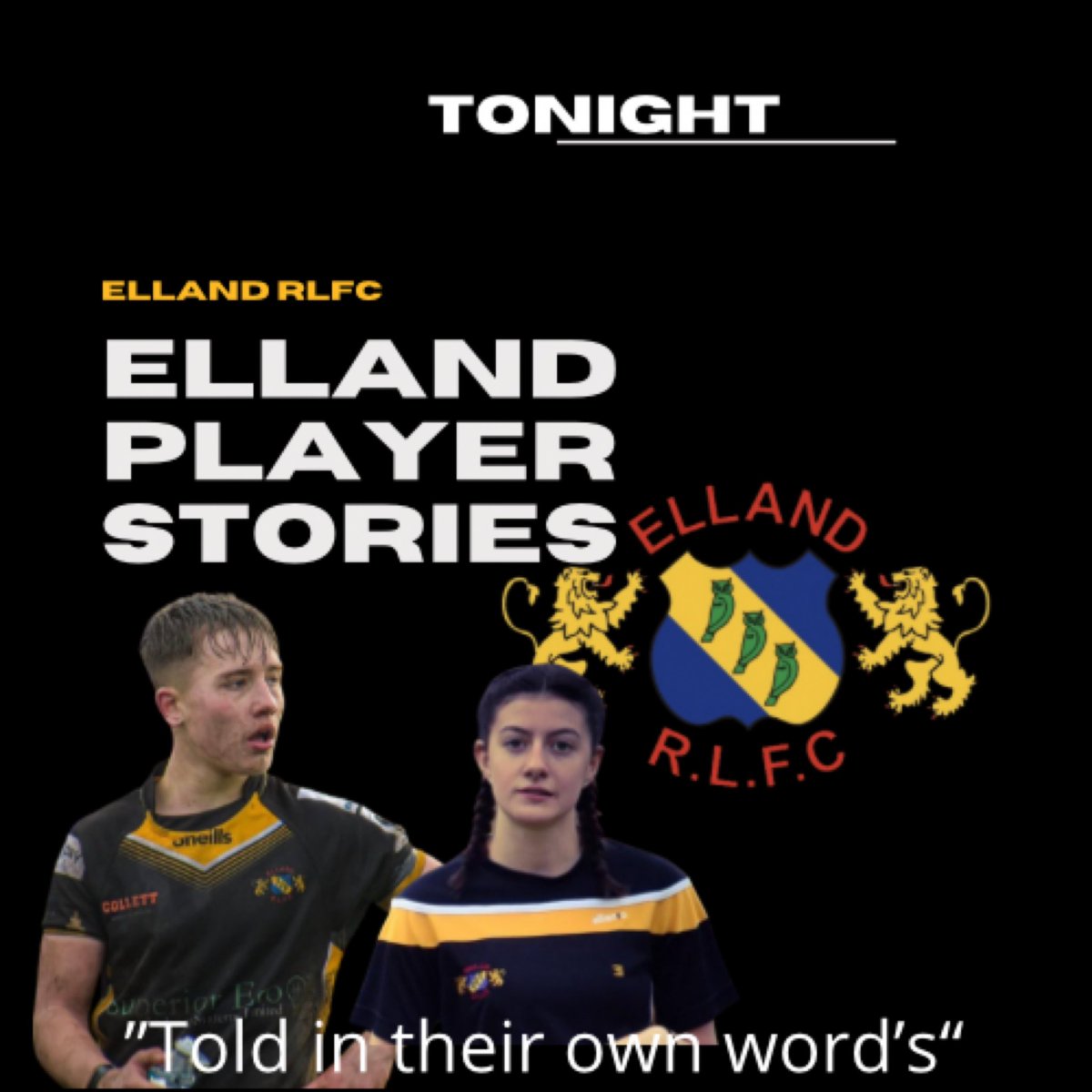 EllandRL's tweet photo. ⚫️✍️The First Player Story Tonight✍️🟡

Some short , some longer but All from the players own mouth. 

Their own individual experience of playing Rugby League here at Elland.

#playerstories
#dontjusttakeourwordforit
#getintouch
#getinvolved
#weareelland
⚫️🟡⚫️🟡 https://t.co/sbpGdmmOrG