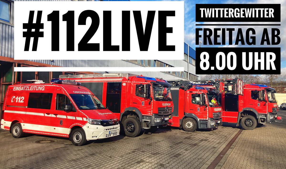 FW_Oberhausen's tweet photo. Wir sind vorbereitet! Am Freitag ist es soweit. Wir twittern wieder live aus der Leitstelle. Viele andere Berufsfeuerwehren sind ebenfalls dabei! #112live #Twittergewitter #oberhausen112 https://t.co/KoKfffqG6m