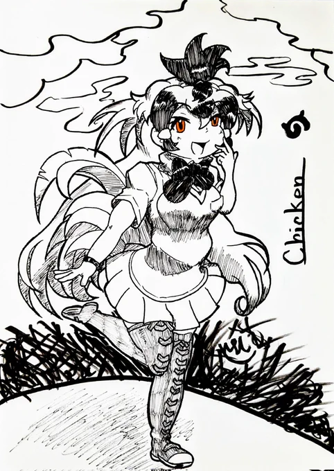 [rkgk166]
ニワトリの日なので
ニワトリちゃん描いた❗
#けものフレンズ3 