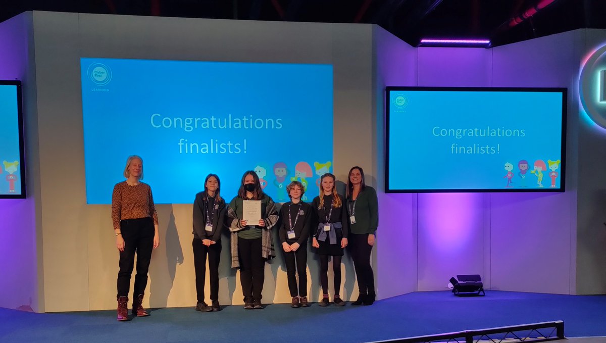 BVCComputing's tweet photo. Here are the team collecting their certificate for competing in the final. https://t.co/BA2e0WIXH8