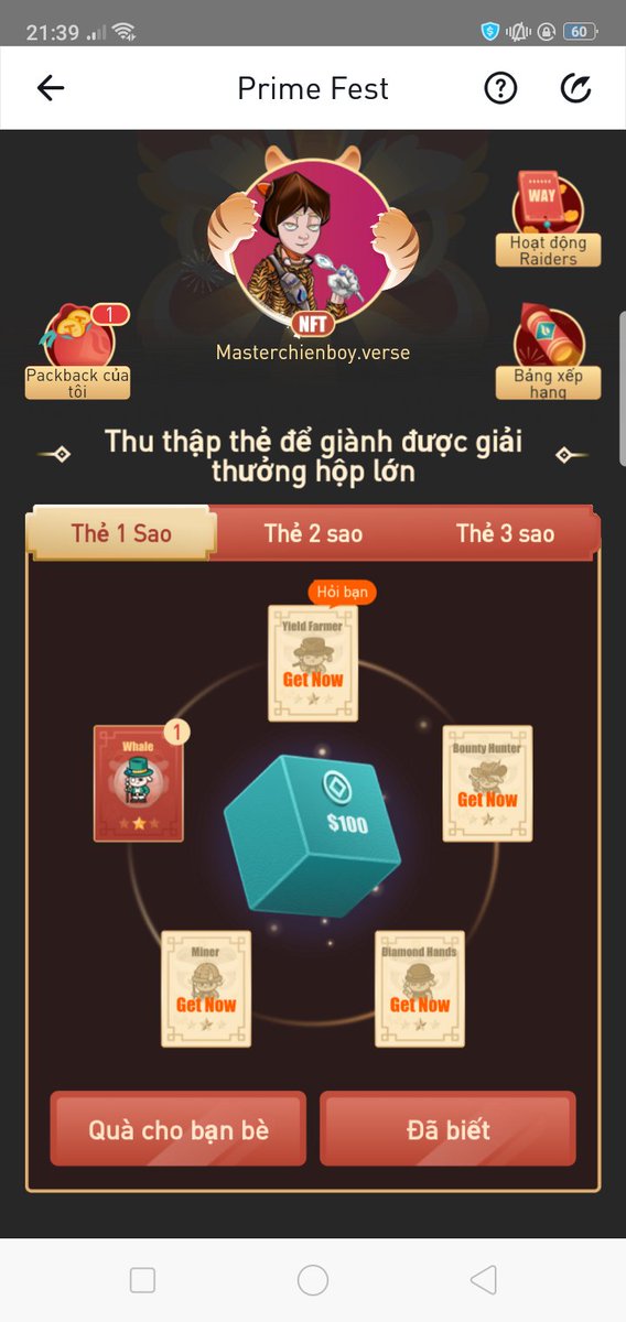 masterchienboy's tweet photo. @HuobiGlobal Nice event! Hope i will get 3-star cards
#Primebox https://t.co/60XAs0tKSr