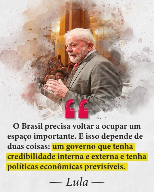 CelioMouraTO's tweet photo. #FalaPresidente "O Brasil precisa voltar a ocupar um espaço importante. E isso depende de duas coisas: um governo que tenha credibilidade interna e externa e tenha políticas econômicas previsíveis."
#LulaLá
#MandatoPopular
#CélioMoura
#DeputadoFederal
#DeLuta
#Dignidade https://t.co/xi2UCXN8lt