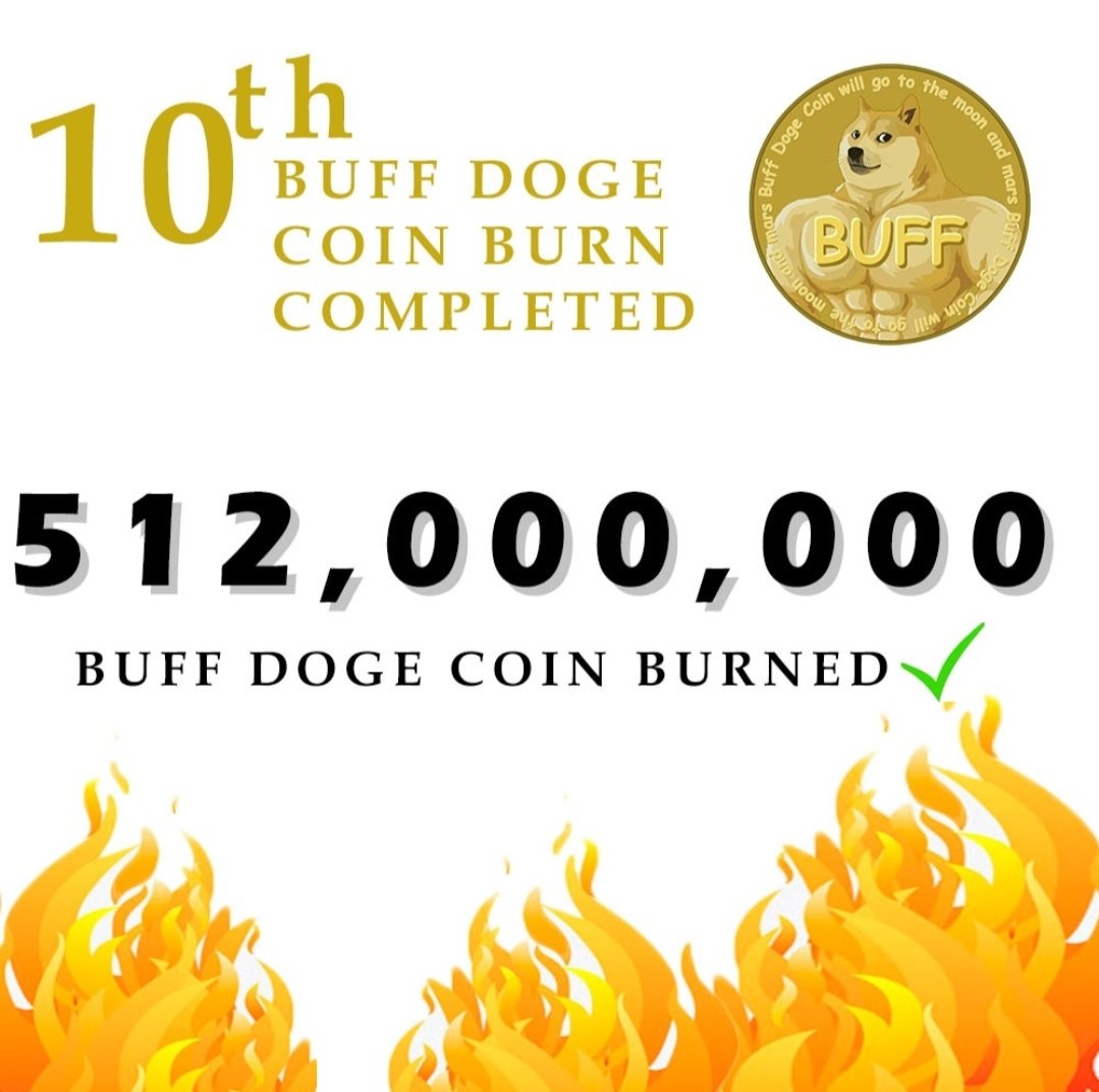 CryptoMavenn9's tweet photo. @buffdogecoin is back 👑-

🔥 Listing on #L_Bank
🔥 Two Back to Back Burns 😍
🔥 Trending on Twitter 🚀

🚀 Burn 🔥 X Listing 🤑 = Moon🌕

🚀Telegram - https://t.co/187MmHMFgn

🚀10th Burn Link - https://t.co/mcPcUCIf3w

🚀11th Burn Link -
https://t.co/vH08gJIsaE

#BuffDogeCoin https://t.co/gqWKoWkB3t