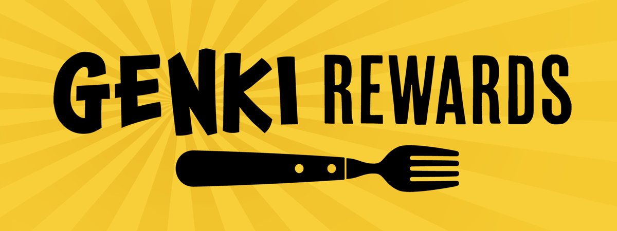 We at Go! Go! Curry! are moving away from our physical coupons and onto our rewards system, Genki Rewards! That means you can earn rewards for every single purchase, not just on specific days. We appreciate you working together w/us to help us better serve you! #rewards
