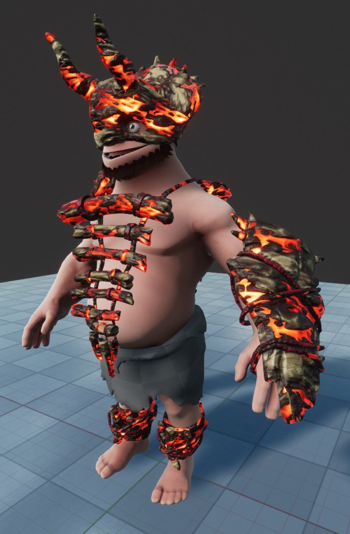 How about some glowing magma?