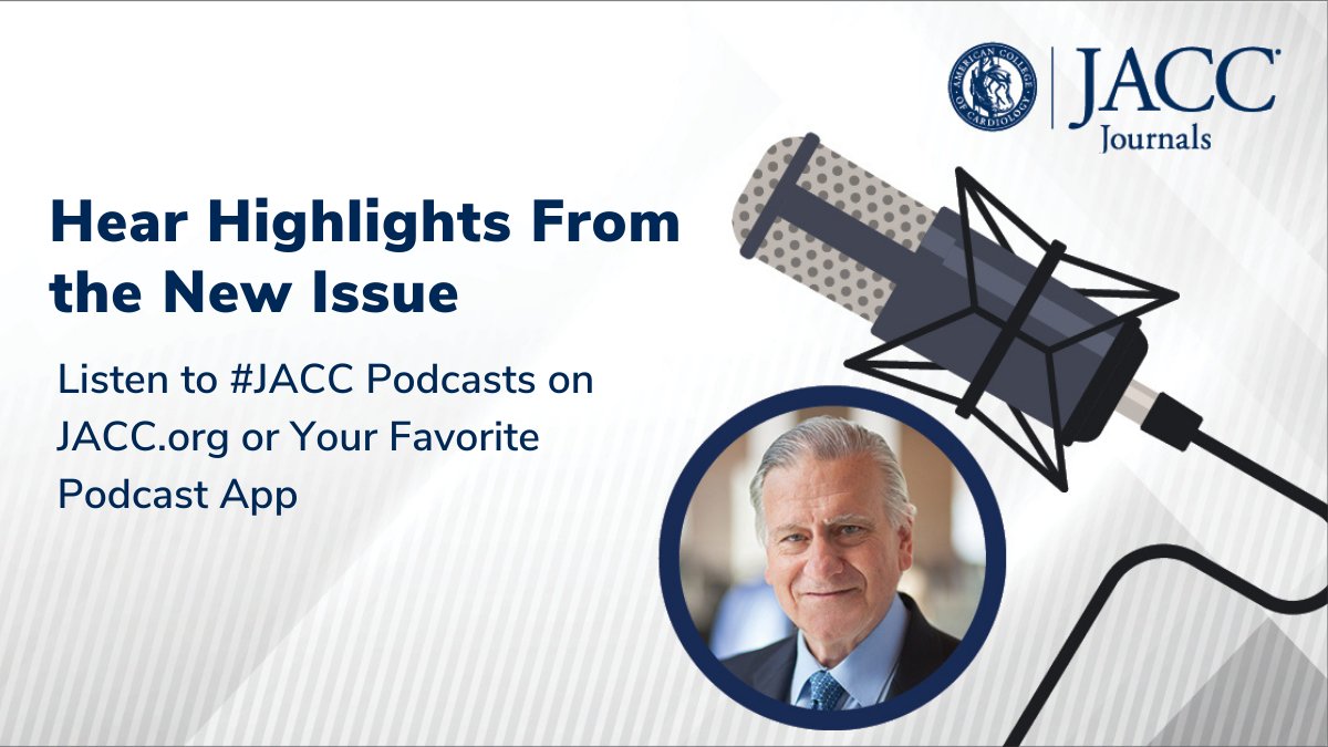 JACCJournals's tweet photo. Listen to this week's #JACC podcasts discussing #MitraScore, #lipoprotein(a) and #BMI, immune checkpoint therapies and #cvCAD, and more. 

🎧  Listen now: https://t.co/4Jv2ixOvao

#JACCPodcast #CardioTwitter #MedTwitter @ACCinTouch https://t.co/JFYjRjWQ5M
