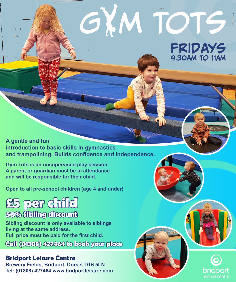 Don't miss out - BOOK NOW! 😍

This week's session is booking up fast. Book your place now to avoid disappointment. 👩‍👧‍👧

#blckidsactivities #gymtots @BridportTIC <a href="/whatsonBridport/">Bridport Events</a> <a href="/BridportNubNews/">Bridport Nub News</a>