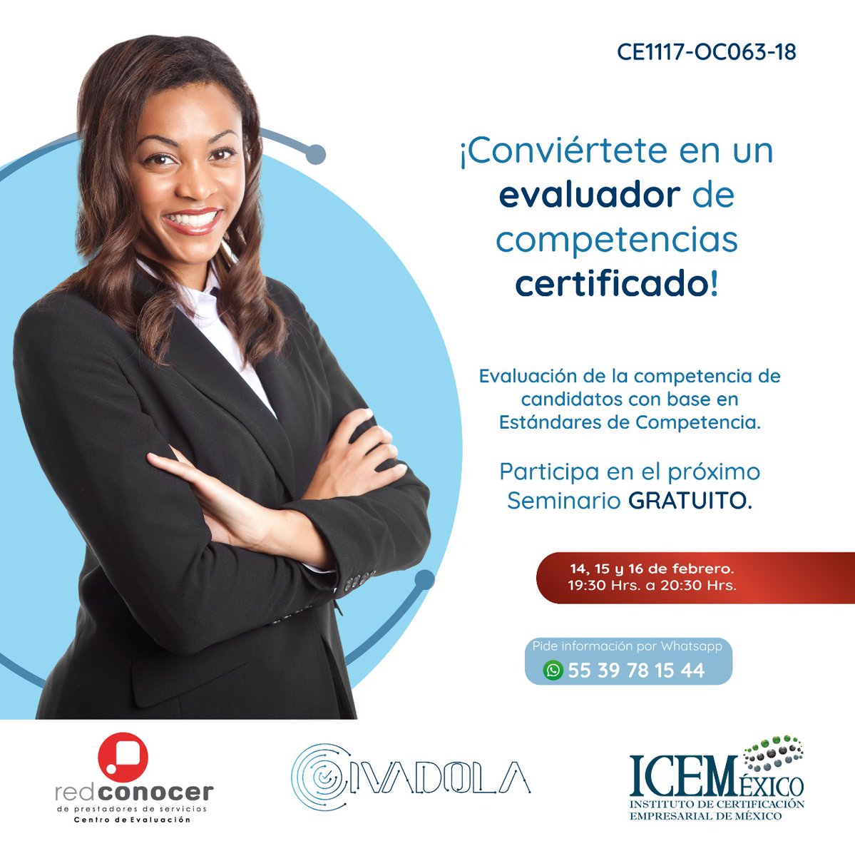 IVADOLAoficial's tweet photo. Conoce nuestro centro evaluador y conviértete en un Evaluador de Competencias certificado por la SEP-Conocer. 
..
#IVADOLA 
#CertificandoCompetenciasValorandoTalentos 
#CertificateEnIvadola 
#certificacionempresarial 
#competencias #competenciaslaborales https://t.co/tpR9VhleXW